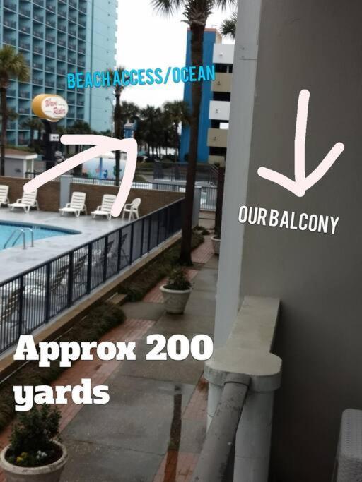 Pool Front & Across From Beach Миртл-Бич Экстерьер фото